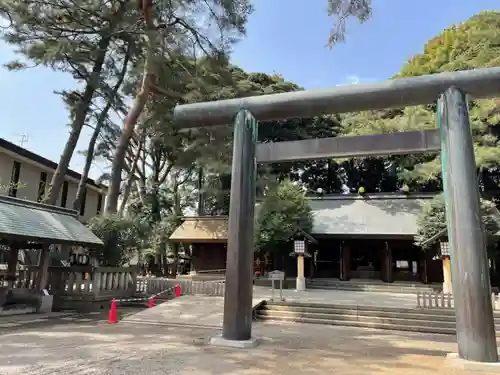 埼玉縣護國神社の鳥居