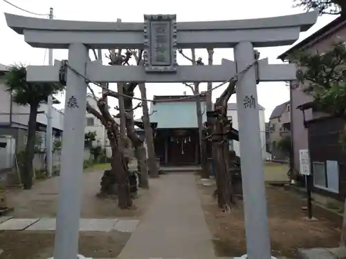 胡録神社の鳥居