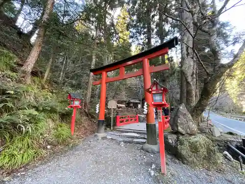 貴船神社奥宮の鳥居