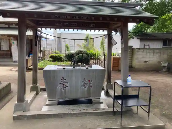 (下館)羽黒神社の手水舎