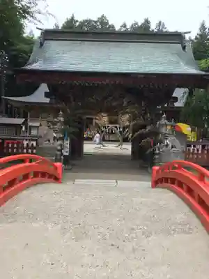 櫛引八幡宮の山門・神門