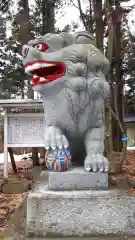 蜂神社の狛犬