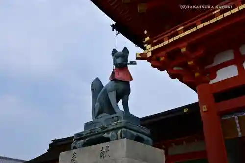 伏見稲荷大社の狛犬