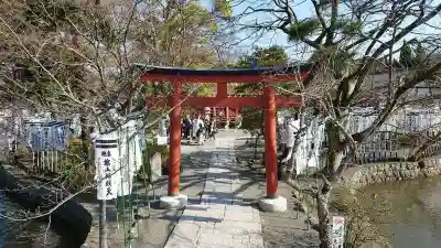 旗上弁財天社の鳥居