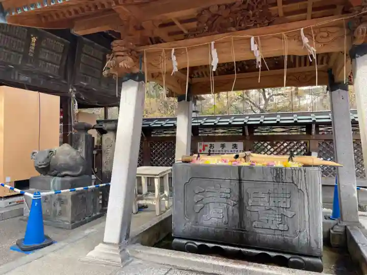 湯島天満宮の手水舎