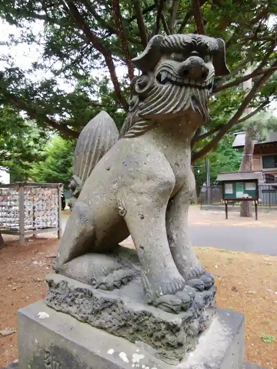 大谷地神社の狛犬