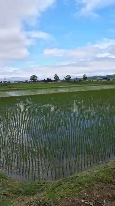 茂平沢神社の景色