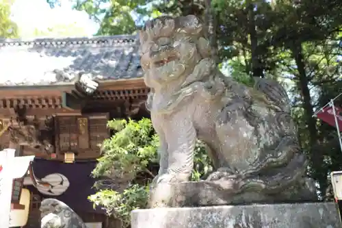 間々田八幡宮の狛犬