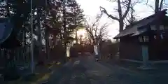 鷹栖神社の庭園