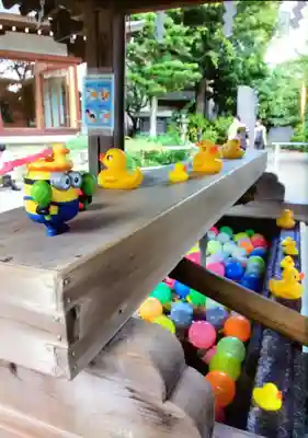 鳩森八幡神社の手水舎