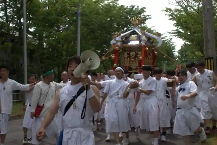 釧路一之宮 厳島神社のお祭り