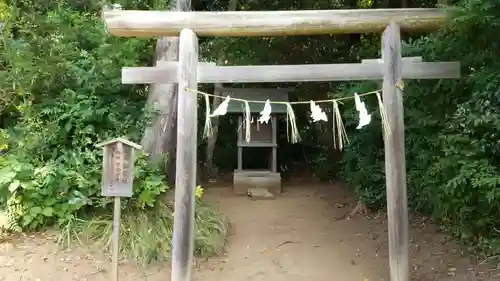 御厨社(鹿島神宮末社)の鳥居