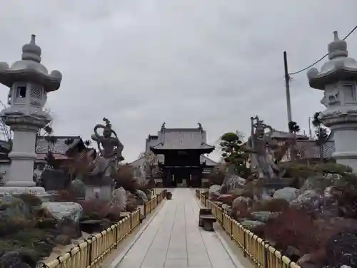 是字寺龍海院の景色