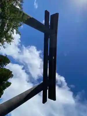 大斎原(熊野本宮大社旧社地)の鳥居