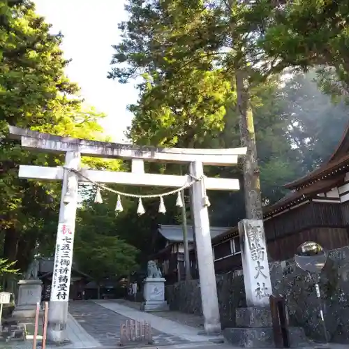 諏訪大社の鳥居