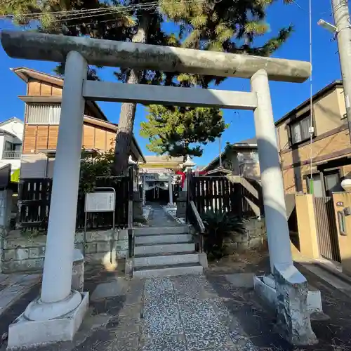 船橋東照宮の鳥居