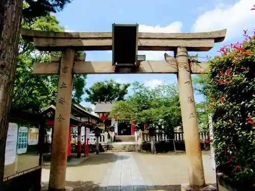 元郷氷川神社の鳥居