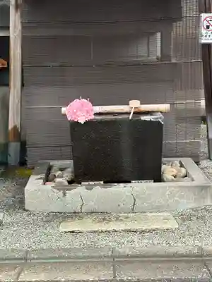 上尾御嶽神社の手水舎