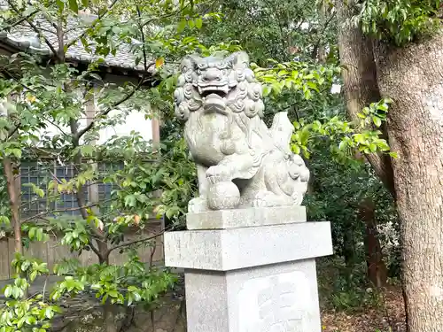 楠神社の狛犬