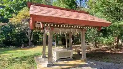 興部神社の手水舎