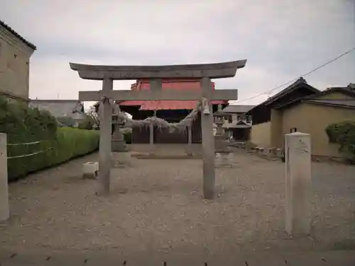 高龗神社（中坪）の鳥居