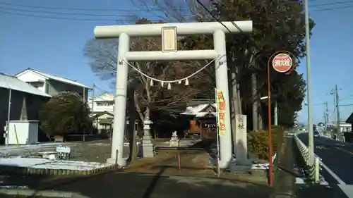 伊勢神明社の鳥居