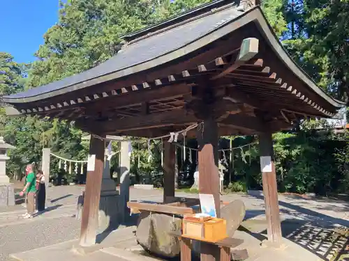 甲斐國一宮 浅間神社の手水舎