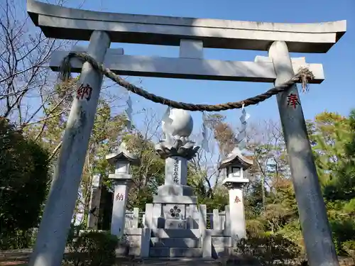 大生郷天満宮の鳥居