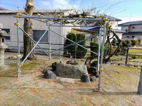 神明社（市場神明社）の手水舎