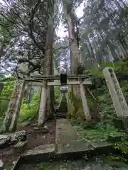 加蘇山神社 奥ノ宮の鳥居