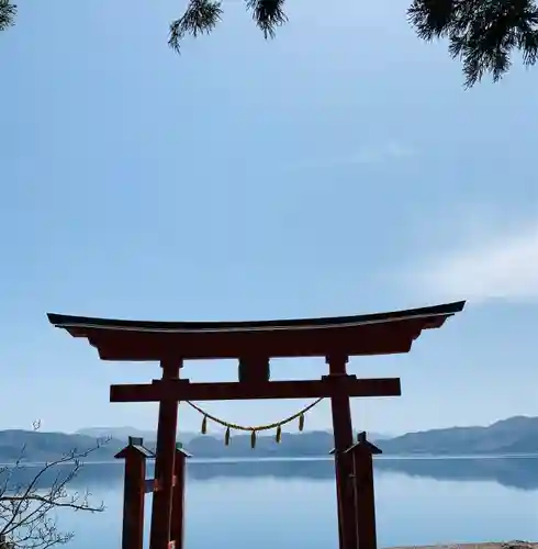 御座石神社の鳥居