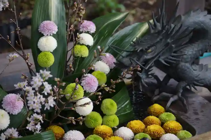 東海市熊野神社の手水舎