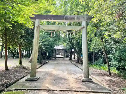 圡生神社の鳥居