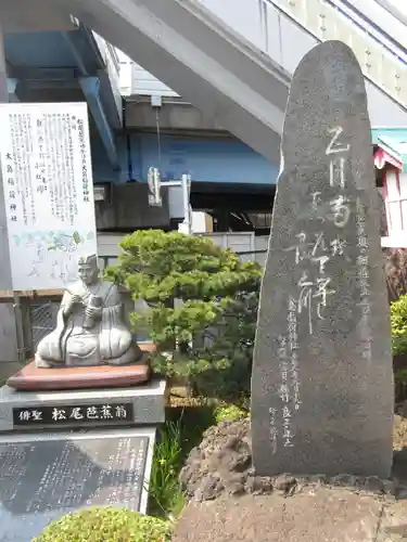 大島稲荷神社の像