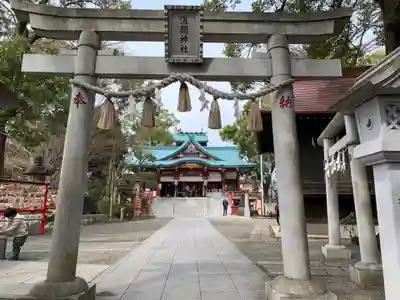 多摩川浅間神社の鳥居