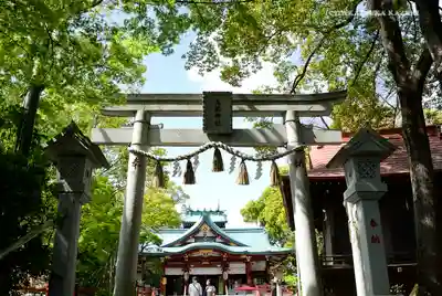 多摩川浅間神社の鳥居