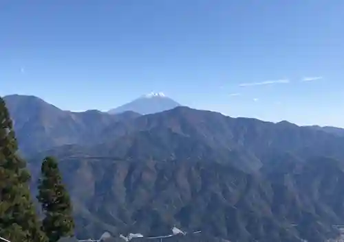 身延山奥之院思親閣の自然