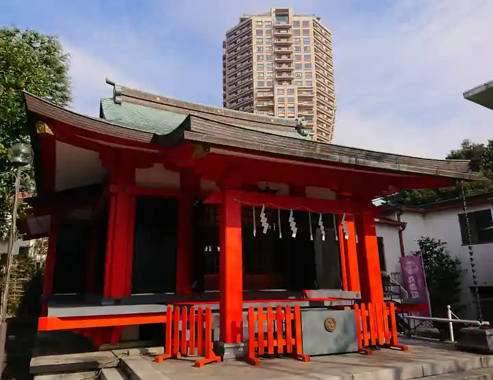 麻布氷川神社の本殿・本堂