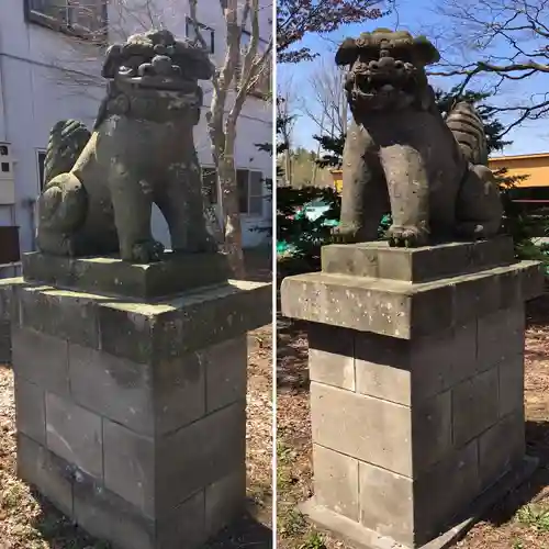 輪厚神社の狛犬