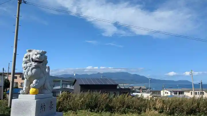 襟裳神社の狛犬