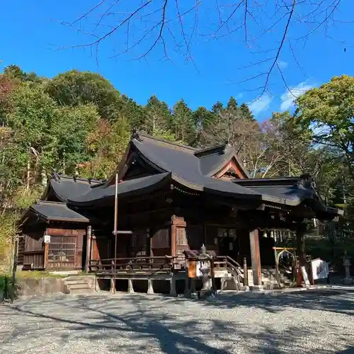 義經神社の本殿