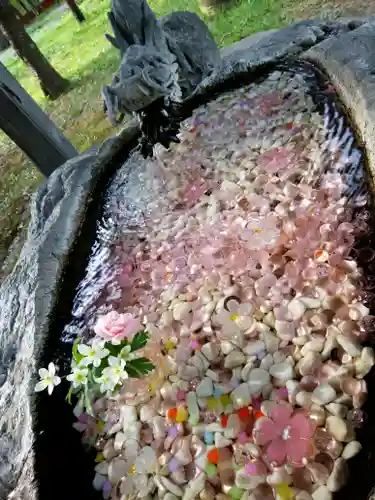 帯廣神社の手水