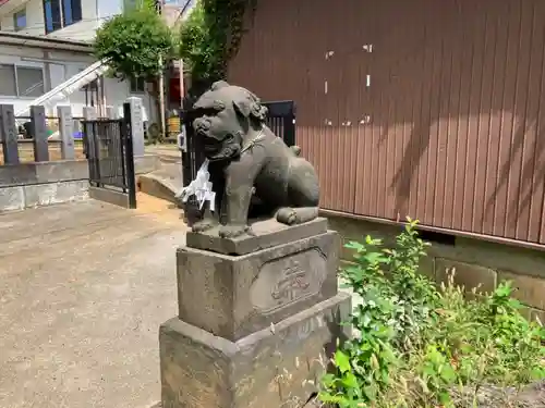 生麦杉山神社の狛犬