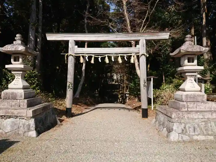川添神社の鳥居