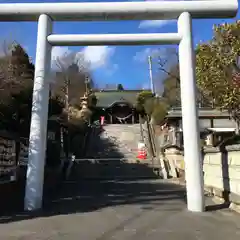 四倉諏訪神社の鳥居