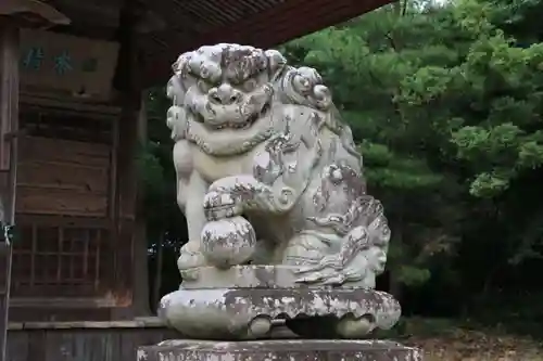 隠津島神社の狛犬