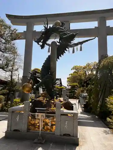 田村神社の狛犬