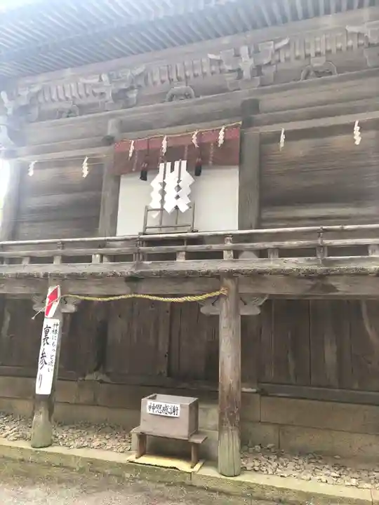馬見岡綿向神社の本殿・本堂