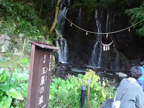 玉簾神社の自然