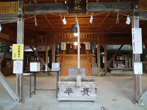 田瀬神社の本殿・本堂